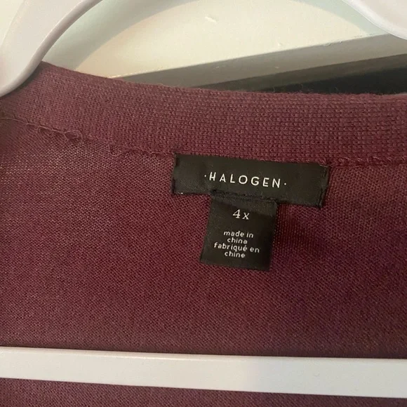 Halogen Women’s Plus Size Long Cardigan- Smoke free home - Picture 2 of 2